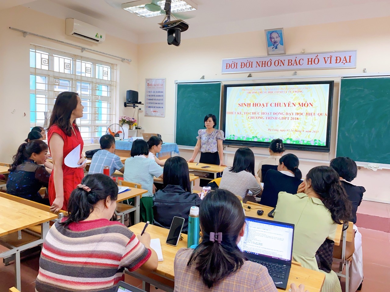 SINH HOẠT CHUYÊN MÔN TRƯỚC THỀM NĂM HỌC MỚI 2023-2024.